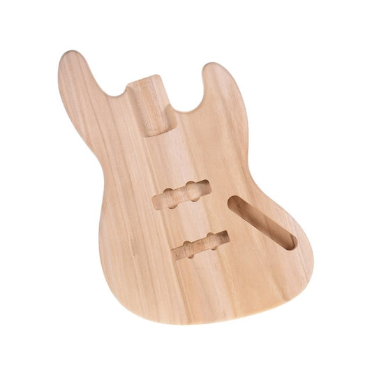 Muslady JB-T02 Unfinished Guitar Body Platane Wood Blank Guitar Barrel for JB Style BassGuitars DIY Parts