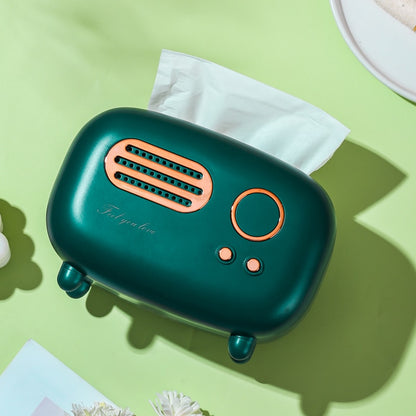 Retro Radio Tissue Box