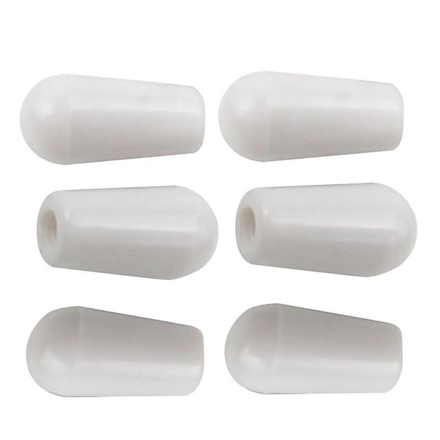 6pcs Guitar Toggle Switch Tip Toggle Switch Tip Big River Hardware White 