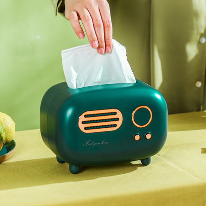 Retro Radio Tissue Box