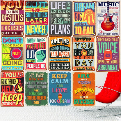 Vintage Metal Signs