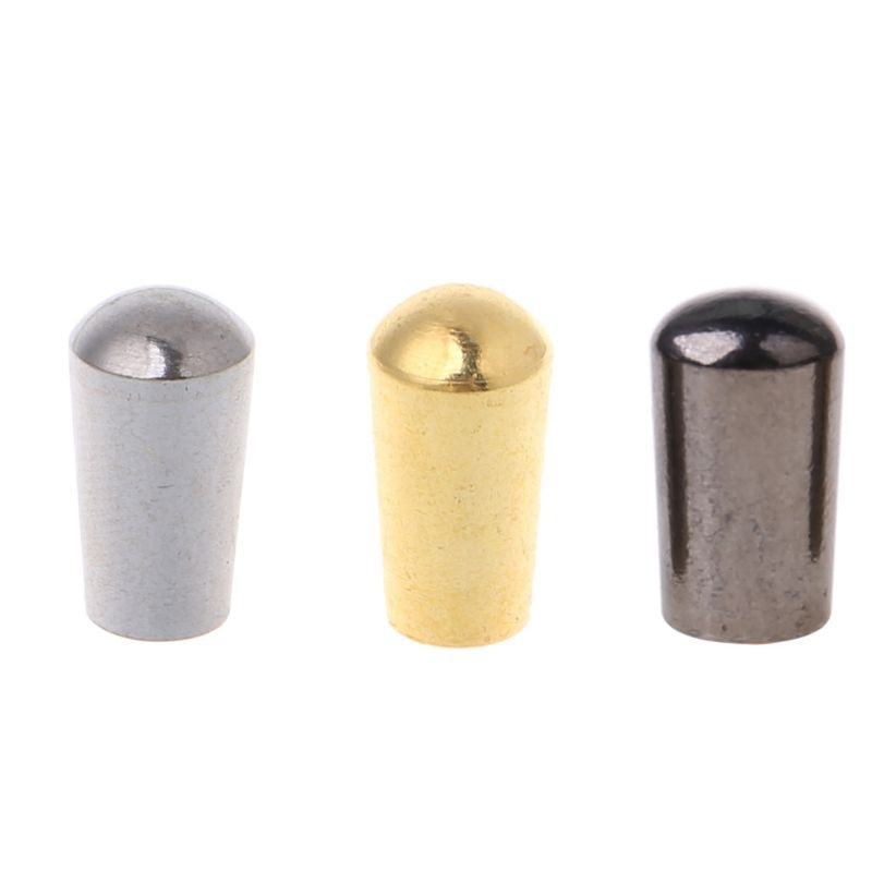 Internal Thread 3.5mm Brass Electric Guitar Toggle Switches Knobs Tip Cap Button Guitar Part Accessories