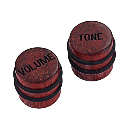 Wood Hand Polished Guitar Knob Volume Tone