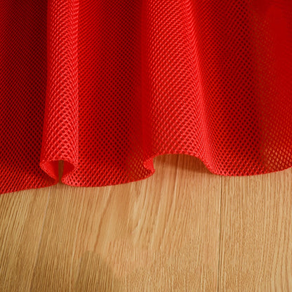 red Speaker Mesh Fabric in Vibrant Colors