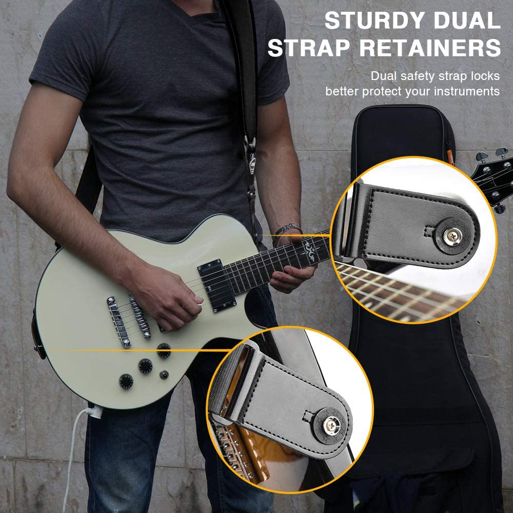 Guitar Strap Adjustable 3D Sponge Filling Guitar Belts