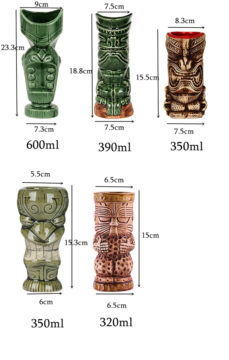 Tiki Mugs