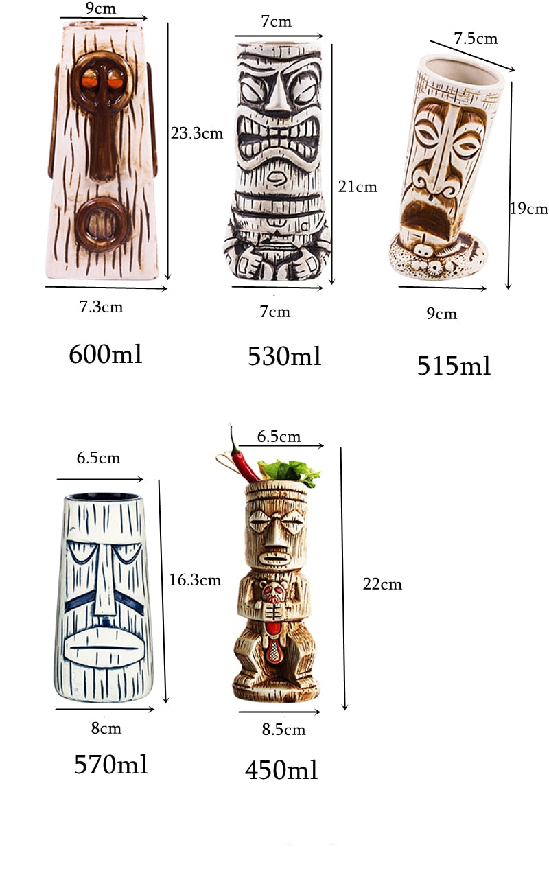 Tiki Mugs