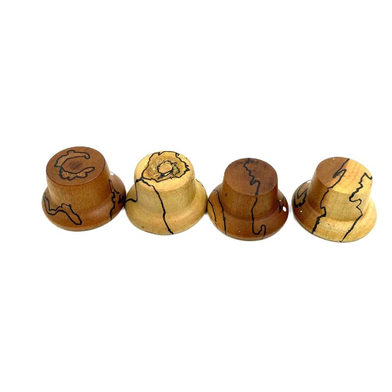 Solid Burl Wood Guitar Knobs!