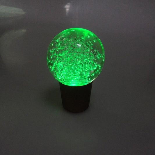 Air Bubble Crystal Disco Ball Shape Touch Sensor RGB LED Illuminated Auto Car Stick Shift Knob Shift Knobs Big River Hardware