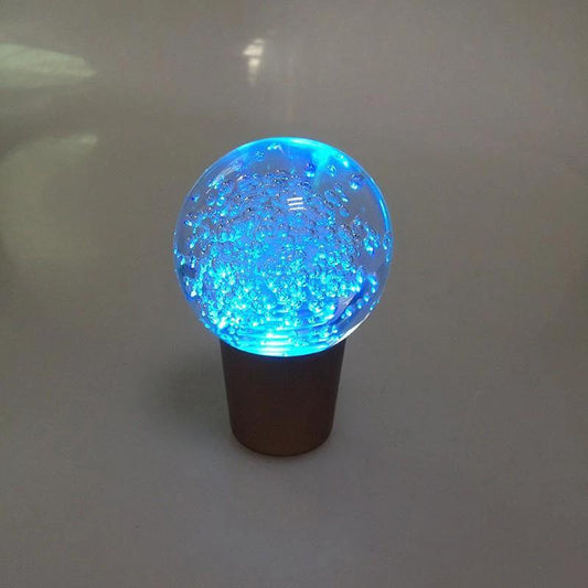 Air Bubble Crystal Disco Ball Shape Touch Sensor RGB LED Illuminated Auto Car Stick Shift Knob Shift Knobs Big River Hardware