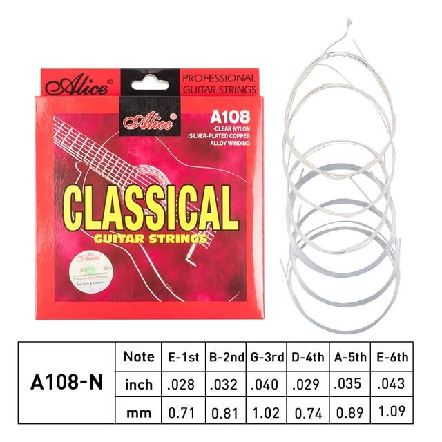 Alice All Kinds of Guitar Strings - Free Shipping Guitar Strings Big River Hardware A108-N 