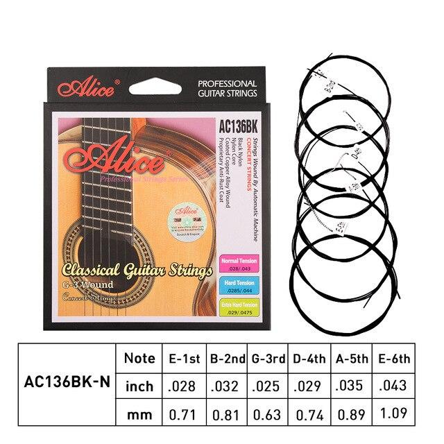 Alice All Kinds of Guitar Strings - Free Shipping Guitar Strings Big River Hardware AC136BK-N 