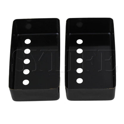 Black Humbucker Neck & Bridge Guitar Pickup Covers Set of 2 Pickup Cover Big River Hardware 