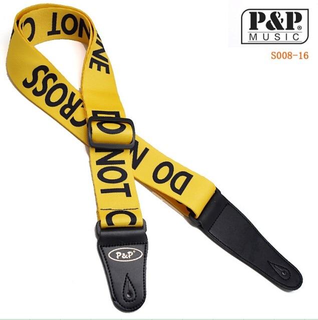 Cool Guitar Straps by P&P Music Guitar Straps Big River Hardware s00816yellow police 