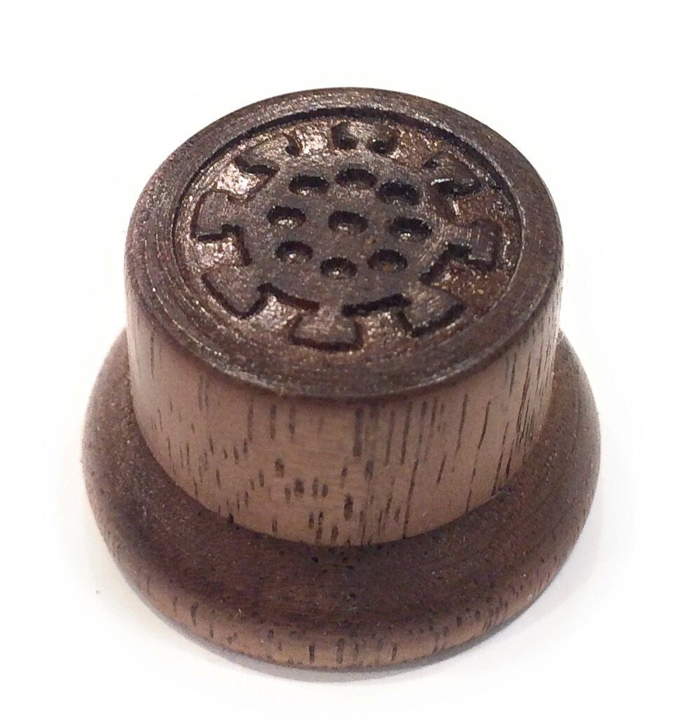 Corona Virus Inspired Guitar Knob - Wood Strat Style - Limited Edition Guitar Control Knob Big River Hardware 