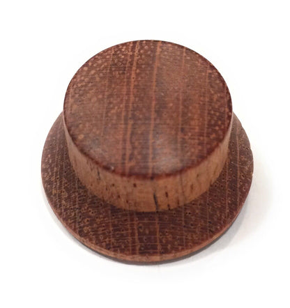 Custom Guitar Knobs - Wood Strat Style - Brazilian Cherry Guitar Control Knob Big River Hardware 