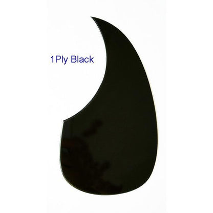 Custom Guitar pickguard Pickguard Big River Hardware 1Ply Black 