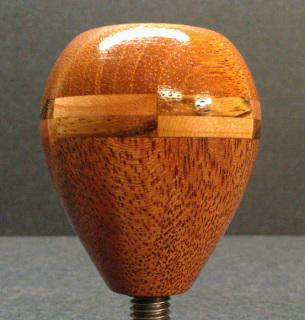 Custom Premium Wooden Gear Knobs Shift Knobs Kevin 5/16-18 Oval Mahogany Cherry Zebra Inlay