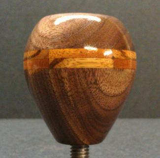 Custom Premium Wooden Gear Knobs Shift Knobs Kevin 5/16-18 Oval Walnut Cherry Zebra Inlay