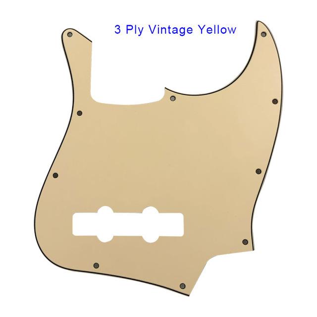 Custom Quality Pickguard pickguard Big River Hardware 3Ply Vintage Yellow 