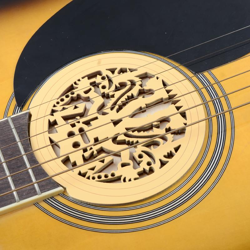 Custom Wooden Acoustic Soundhole Cover - Free Shipping Soundhole Big River Hardware 