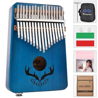 Electric Kalimba Electric Kalimba Big River Hardware Blue 