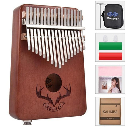 Electric Kalimba Electric Kalimba Big River Hardware Coffee 