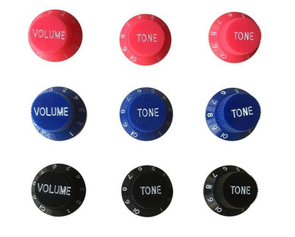 Guitar Vintage Plastic One Volume Two Tone Control Knobs for Fender ST Strat Stratocaster Guitar guitar knobs Big River Hardware 