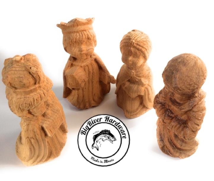Hand Carved Child Nativity Figures Nativity Big River Hardware 