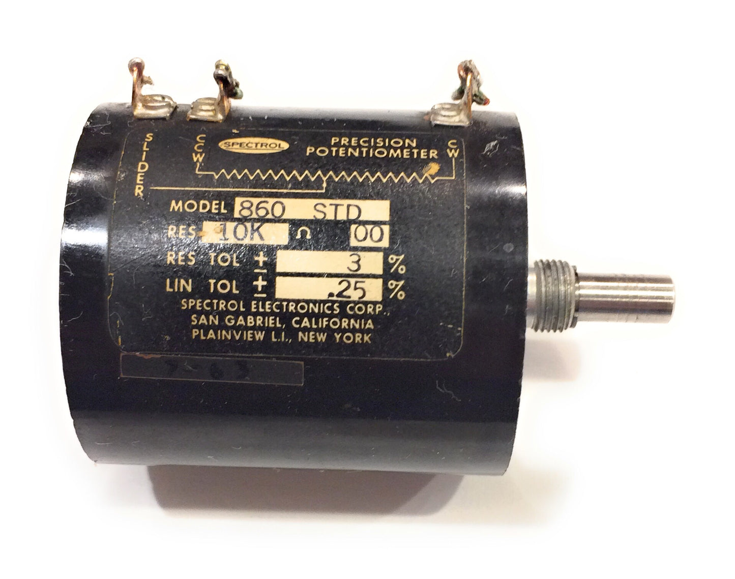 Vintage Used Precision Potentiometer