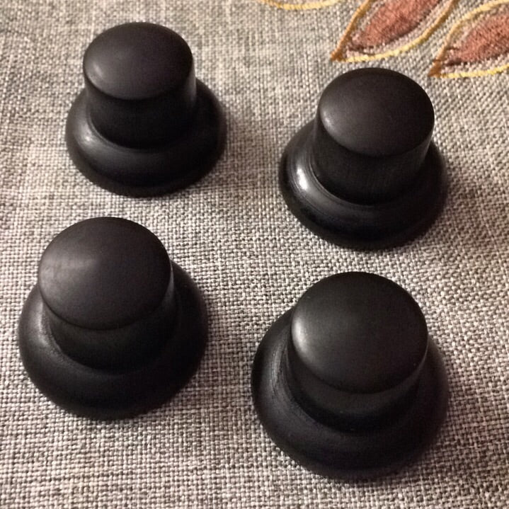 Wooden Top Hat Style Custom Guitar Knobs