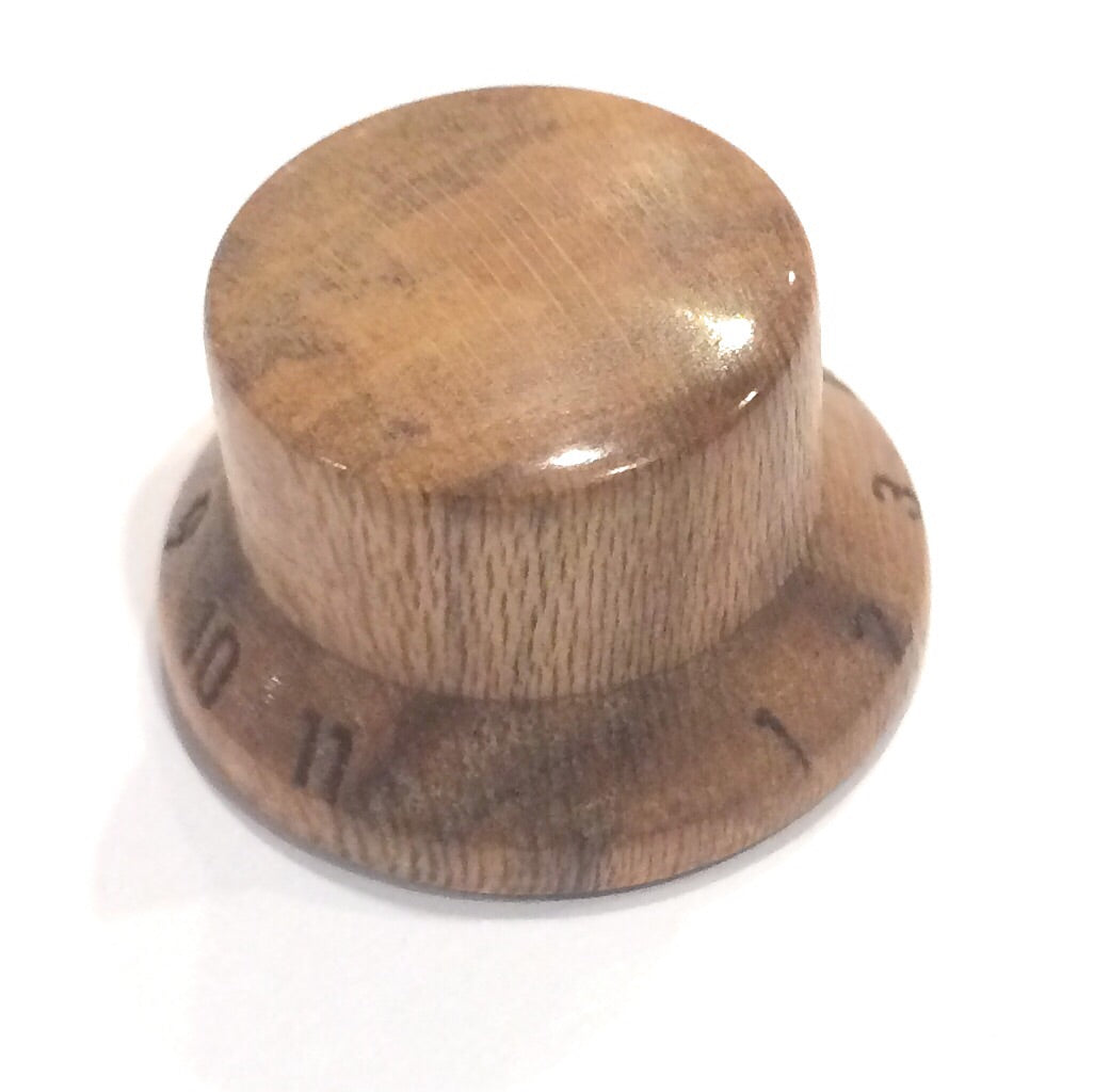 Custom Guitar Knobs - Wood Strat Style - Sycamore