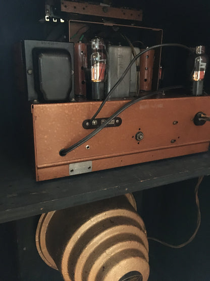 Zenith Radio 9s365  Art Deco Radio Shutter Dial Stars and Bars