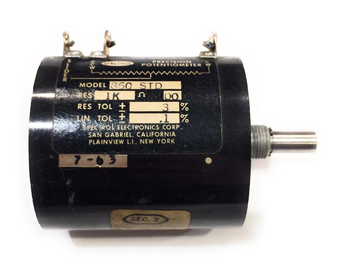 Vintage Used Precision Potentiometer