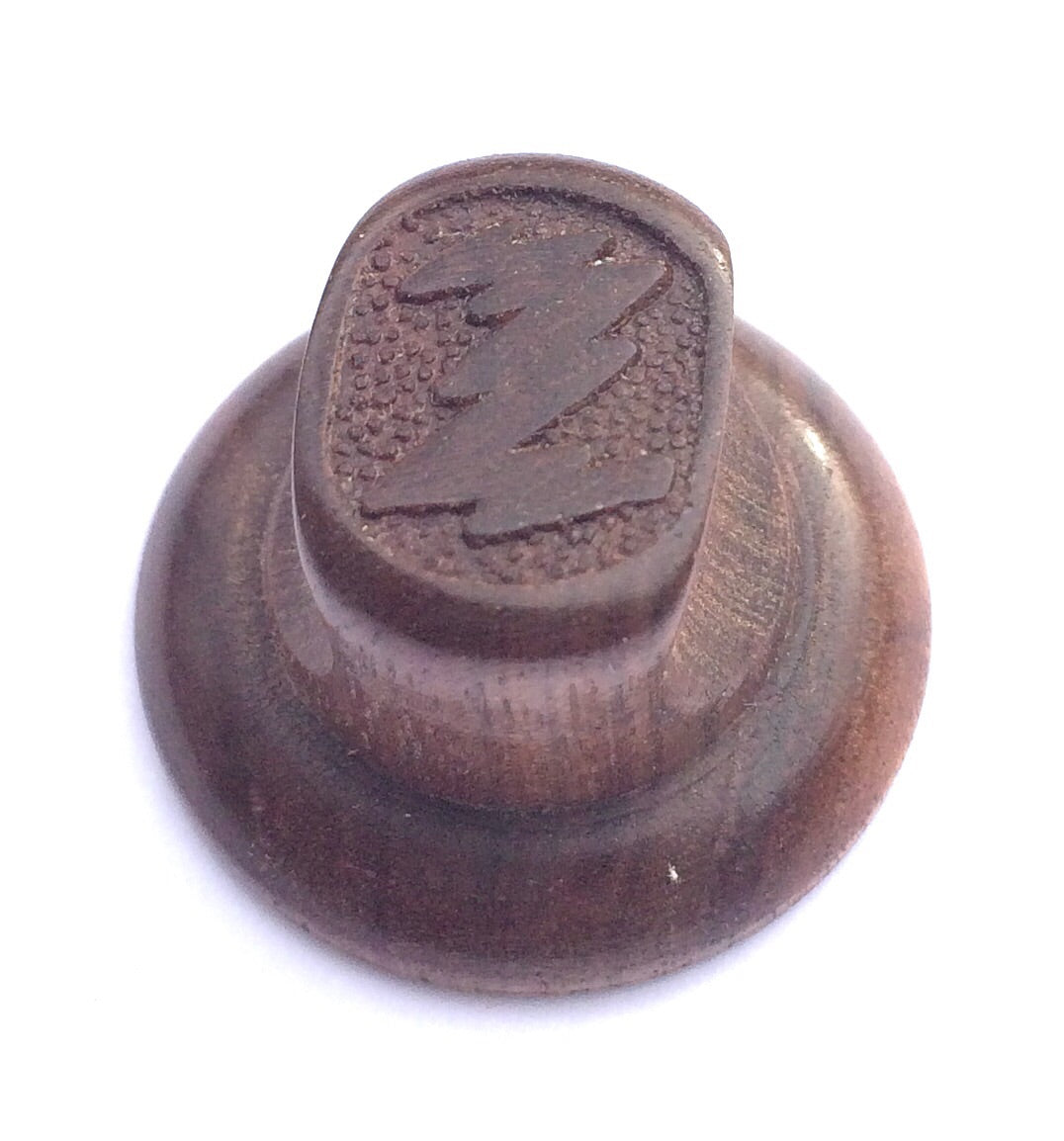 Zenith Small Pinch Solid Wood Reproduction Radio Knob