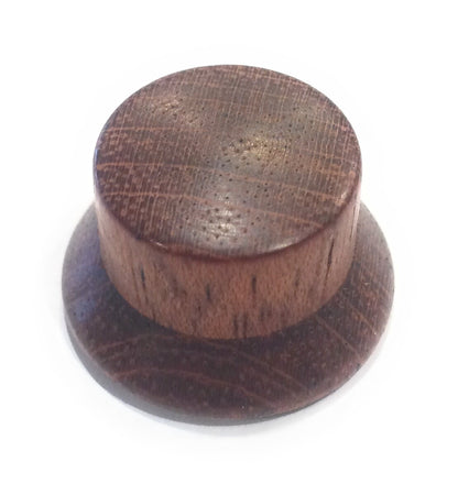 Custom Guitar Knobs - Wood Strat Style  - Brazilian Cherry