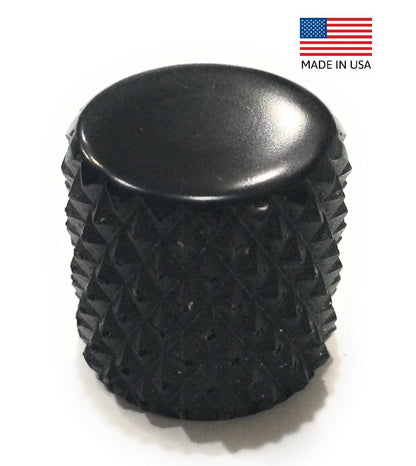 Electric Guitar Knobs Knurled Black Knobs