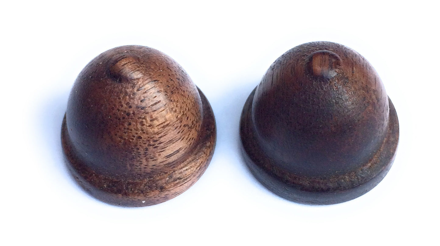 Emerson "Snow White"  Walnut Knobs (pair)  new