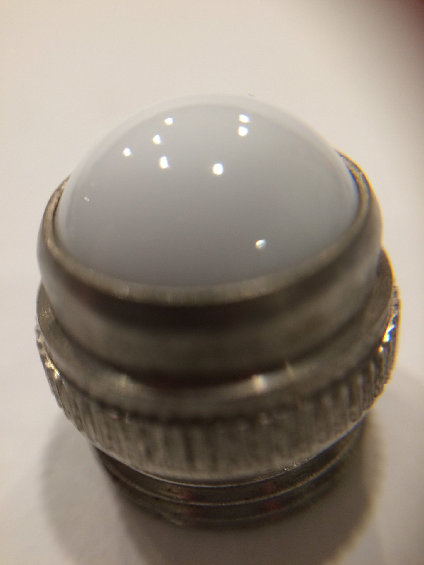 Jewel Lamp Lens Assembly Jewel Lens Big River Hardware White 