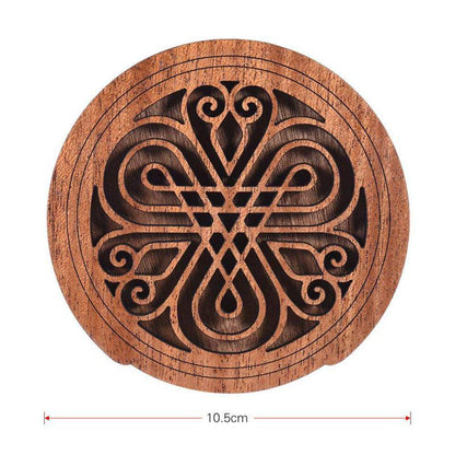 Mahogany Acoustic Soundhole Cover - Free Shipping Soundhole Big River Hardware 