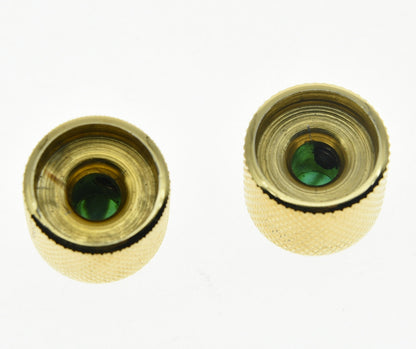 Abalone Top Gold Guitar Dome Knobs - Free Shipping