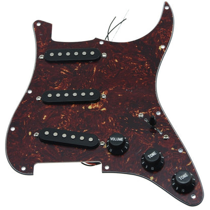 black strat tortoise pickguard