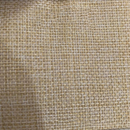 Yellow vintage-style speaker cloth – thick linen burlap fabric for speaker grille restoration, offering acoustic transparency and a classic retro look