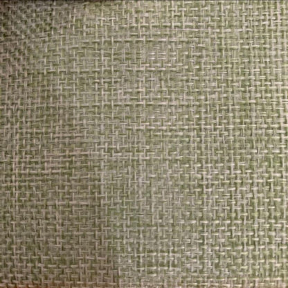 Green vintage-style speaker cloth – thick linen burlap fabric for speaker grille restoration, offering acoustic transparency and a classic retro look