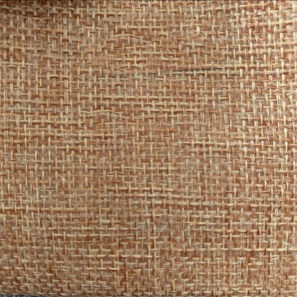 Brown vintage-style speaker cloth – thick linen burlap fabric for speaker grille restoration, offering acoustic transparency and a classic retro look