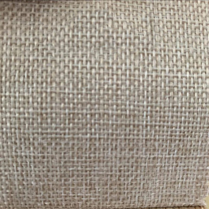 Silver vintage-style speaker cloth – thick linen burlap fabric for speaker grille restoration, offering acoustic transparency and a classic retro look.