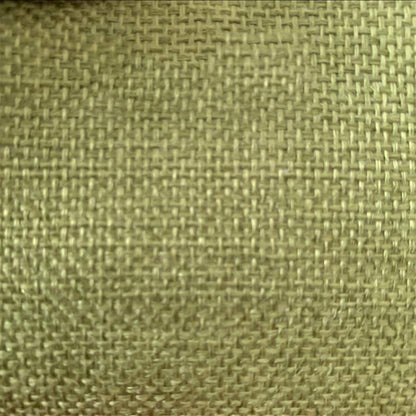 Green vintage-style speaker cloth – thick linen burlap fabric for speaker grille restoration, offering acoustic transparency and a classic retro look