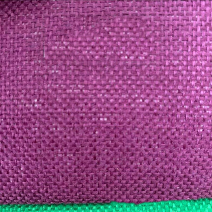 Purple vintage-style speaker cloth – thick linen burlap fabric for speaker grille restoration, offering acoustic transparency and a classic retro look