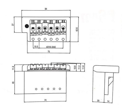 vintage tremolo bridge