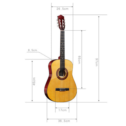 Wooden Acoustic Guitar